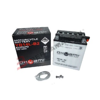 Batteria Okyami OB14L-B2CON Acido - YB14L-B2