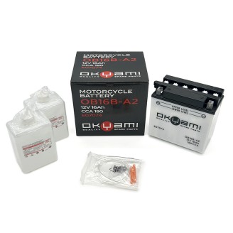 Batteria Okyami OB16B-A2 Conacido per CAGIVA Elefant 750 88-93 e altri modelli Baterías de plomo-ácido OKYAMI