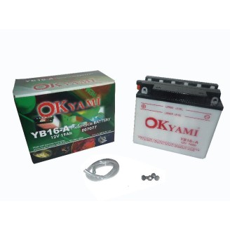 Okyami Battery YB16-A Lead-Acid Batteries OKYAMI