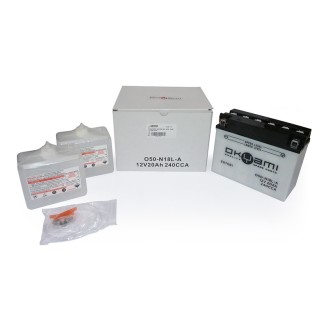 Batteria Okyami O50-N18L-A/A2CON Acido - Y50-N18L-A