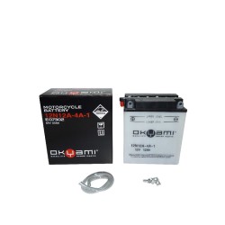 Okyami Battery 12N12A-4A-1WITH Acid Pack for YAMAHA FJ 600 84-85 and other model Lead-Acid Batteries OKYAMI