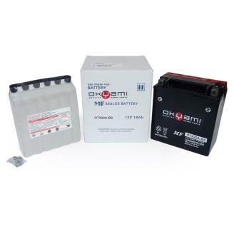 Okyami Battery OTX20A-Bsw/Acid for ARCTIC CAT Quad 5 00 and other model Other Batteries OKYAMI