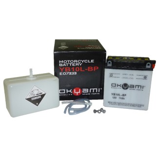 Batteria Okyami OB10L-Bpcon Acido - Potenziata - per PIAGGIO X8 125/200/400 05-08 e altri modelli Baterías de plomo-ácido OKYAMI