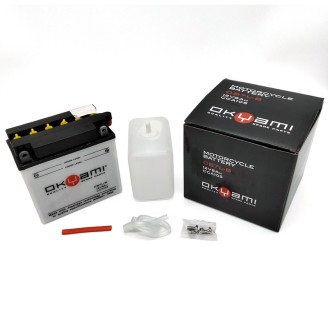 Batteria Okyami OB7L-Bcon Acido per TRIUMPH Bonneville nd Batterie al Piombo OKYAMI