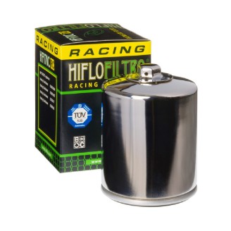 Filtro Olio Racing 883 Cromato per HARLEY DAVIDSON 883 883 02-08 Filtri Olio HIFLO FILTRO