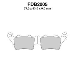 Ferodo Brake Pads FDB2005EF for APRILIA Pegaso 650 04-08 and other model Mescola Organica Moto Ferodo