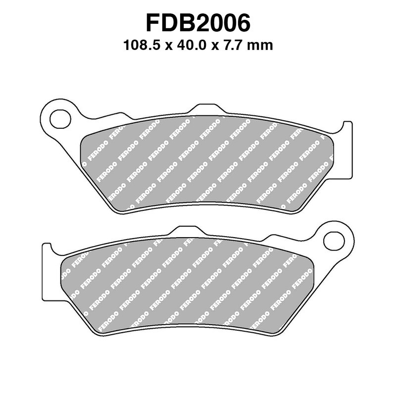 Pastiglie Ferodo FDB2006ST per APRILIA Pegaso 650 ie 01-04 e altri modelli Mescola Sinter Moto Ferodo