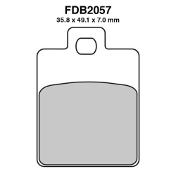 Pastiglie Ferodo FDB2057EF per PIAGGIO Vespa LX 50 10 e altri modelli Mescola Organica Moto Ferodo