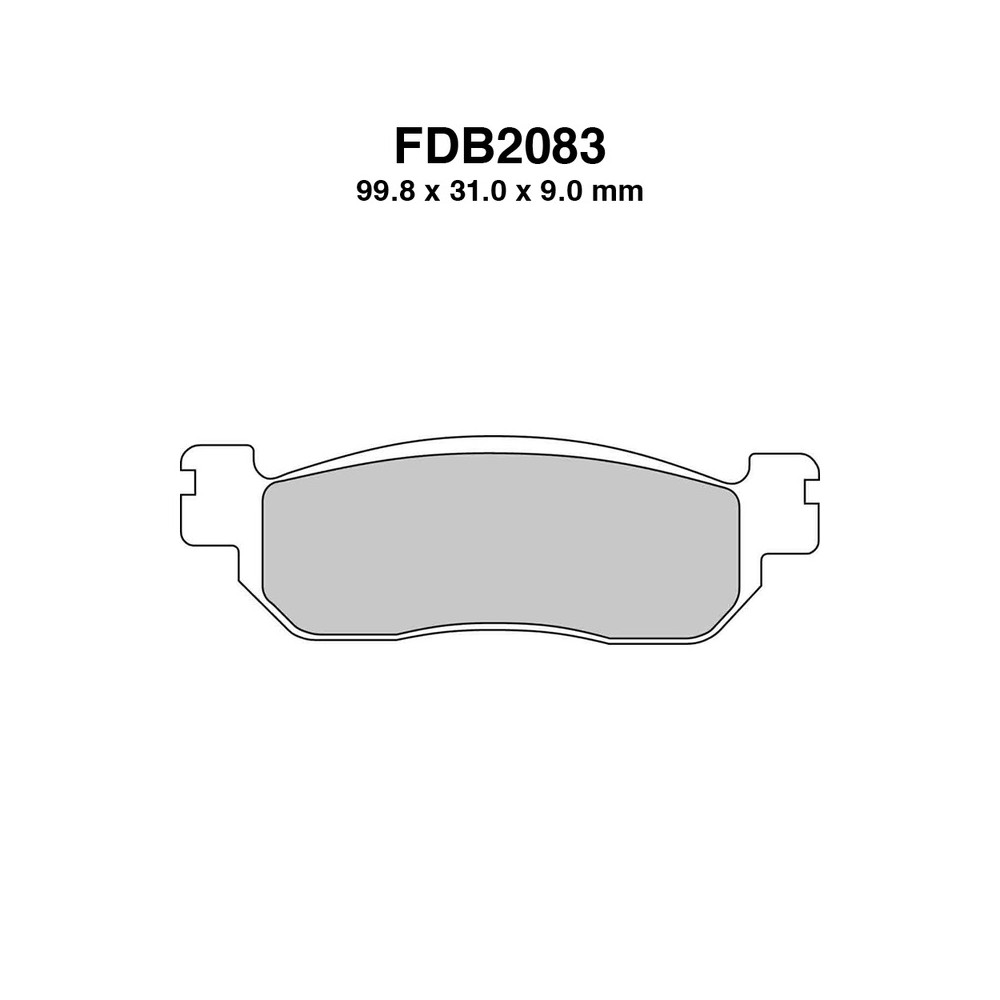 Pastiglie Ferodo FDB2083P - FDB2083P