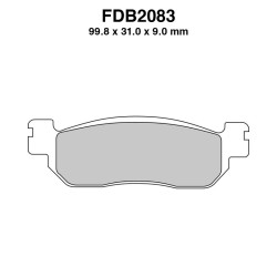 Pastiglie Ferodo FDB2083SM per MBK Skyliner 250 00-02 e altri modelli Mescola Sinter Scooter Ferodo