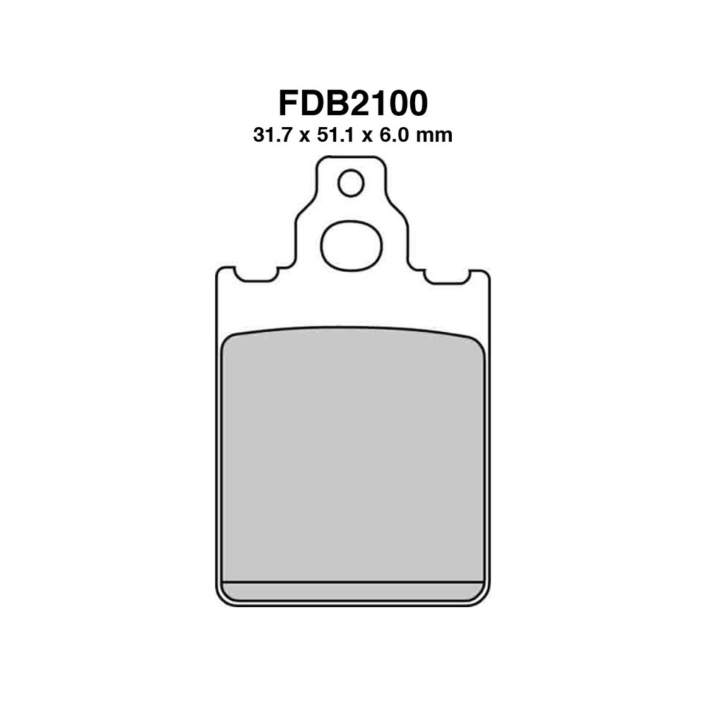 Pastiglie Ferodo FDB2100EF - FDB2100EF