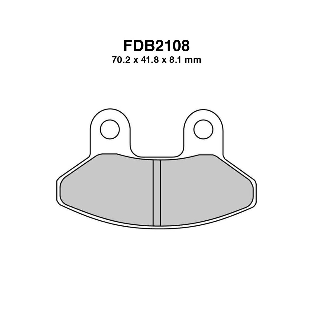 Pastiglie Ferodo FDB2108EF - FDB2108EF