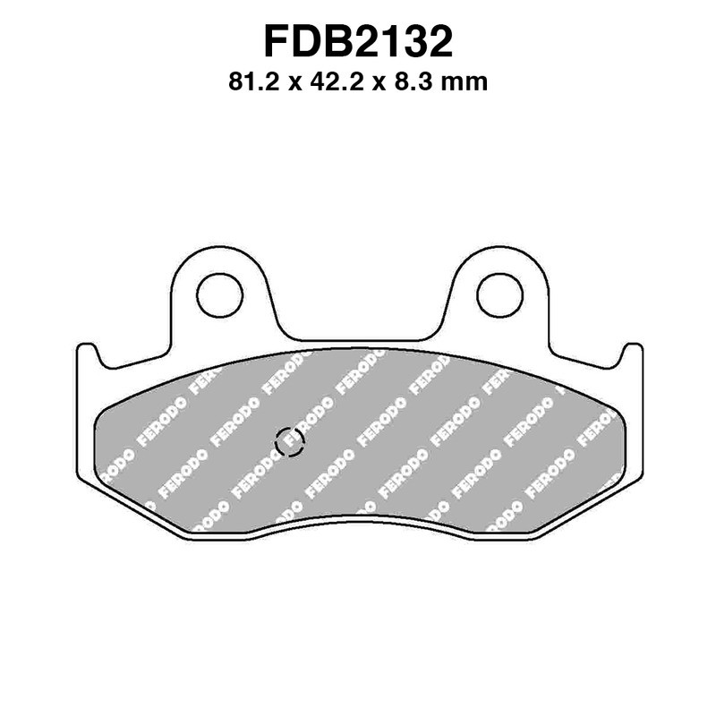 Pastiglie Ferodo FDB2132EF per KAWASAKI : SC Epsilon 250 02-02 e altri modelli Mescola Organica Moto Ferodo