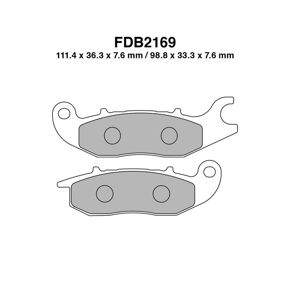 Pastiglie Ferodo FDB2169EF - FDB2169EF