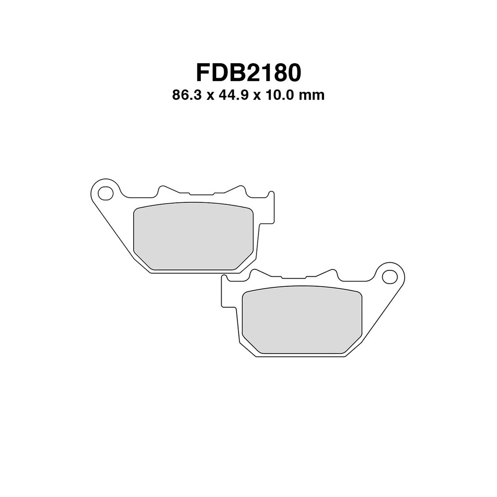 Pastiglie Ferodo FDB2180ST - FDB2180ST