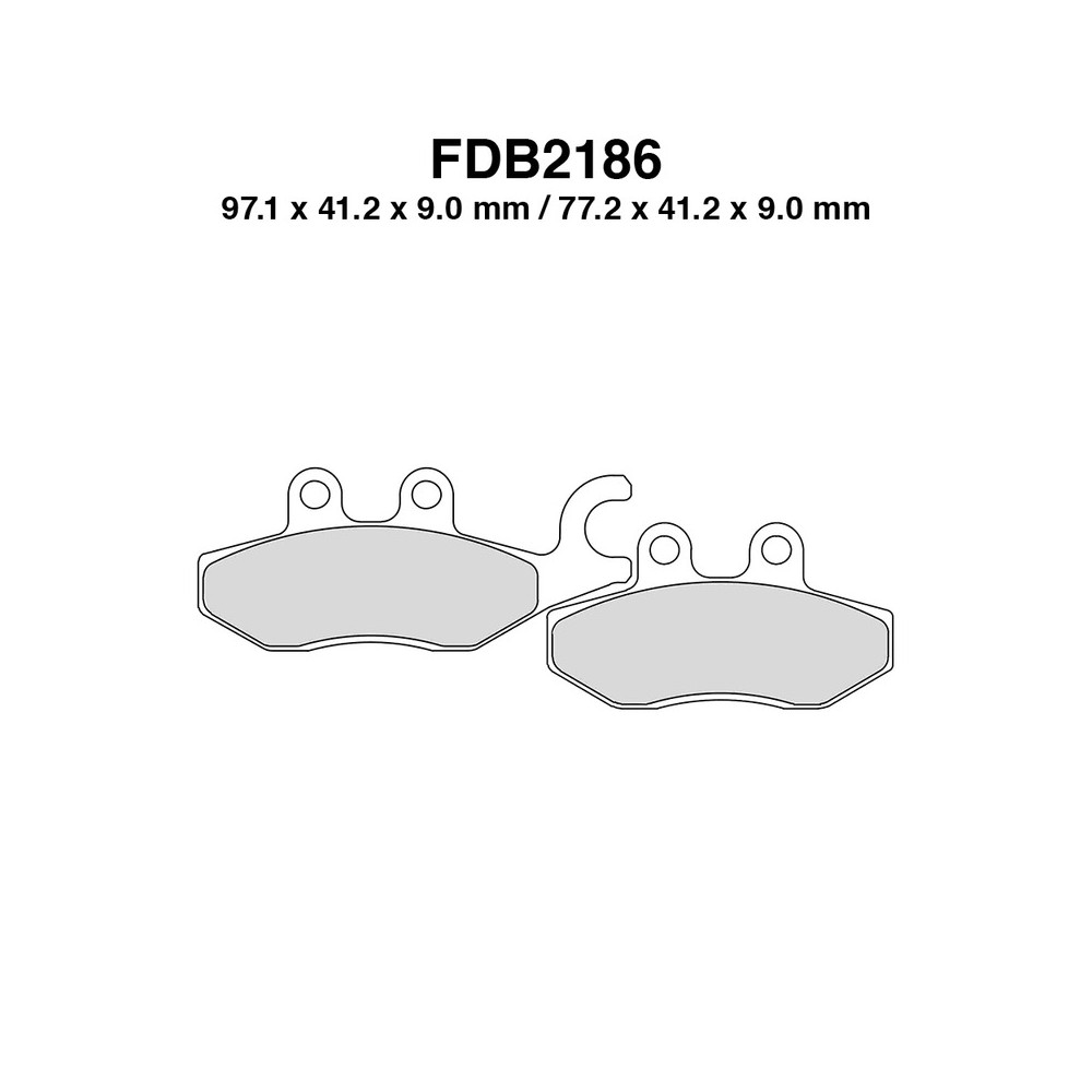 Pastiglie Ferodo FDB2186SM - FDB2186SM
