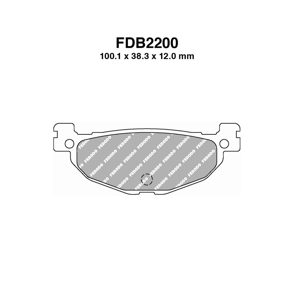 Pastiglie Ferodo FDB2200EF - FDB2200EF
