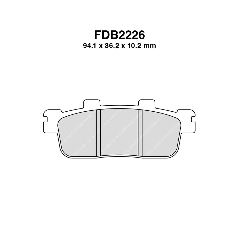 Pastiglie Ferodo FDB2226EF - FDB2226EF
