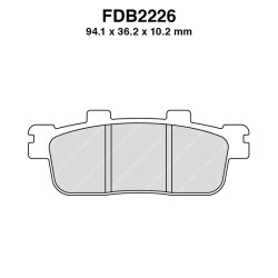 Pastiglie Ferodo FDB2226EF per SYM Joyride Evo 125/200/250 09 e altri modelli Mescola Organica Moto Ferodo