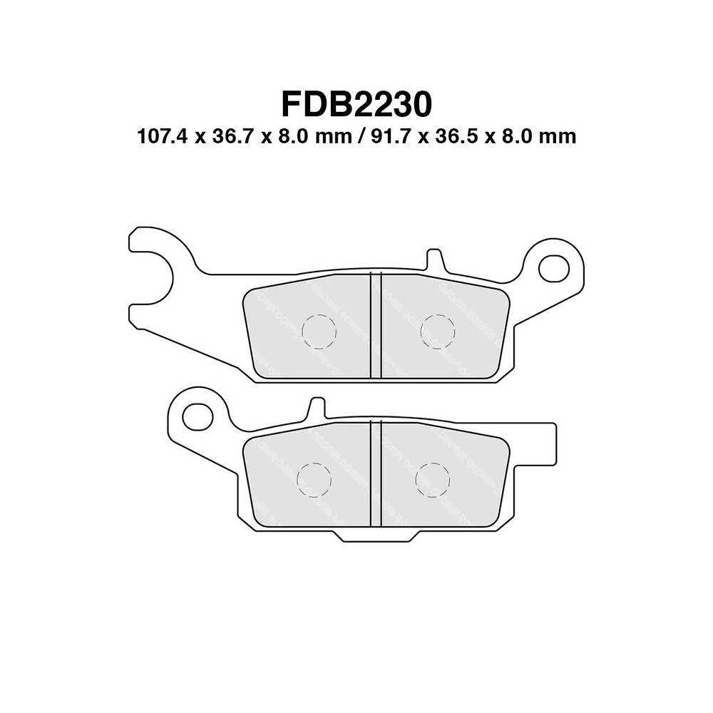 Pastiglie Ferodo FDB2230SG - FDB2230SG