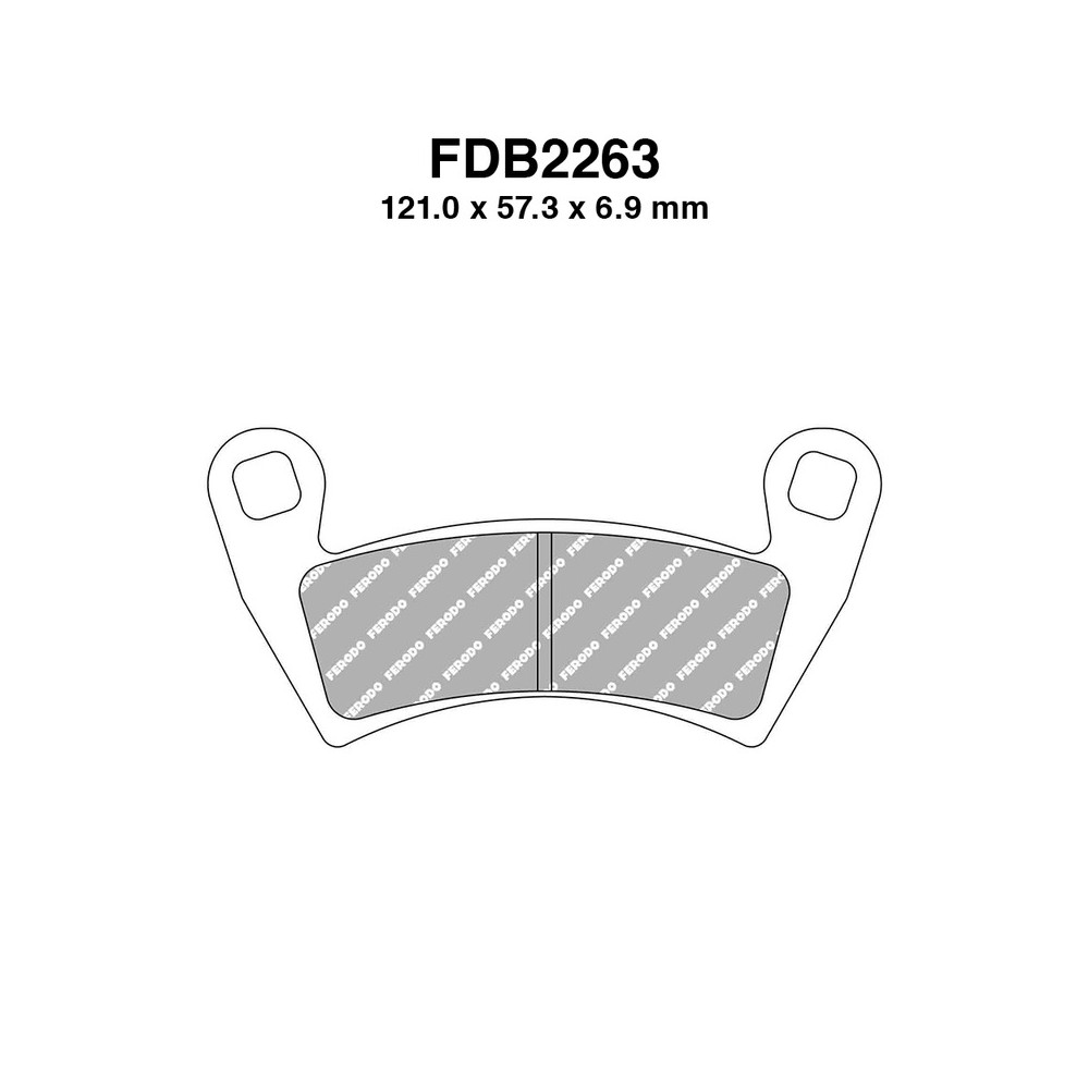 Pastiglie Ferodo FDB2263SG - FDB2263SG