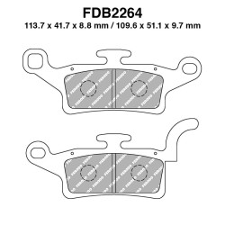 Pastiglie Ferodo FDB2264EF - FDB2264EF