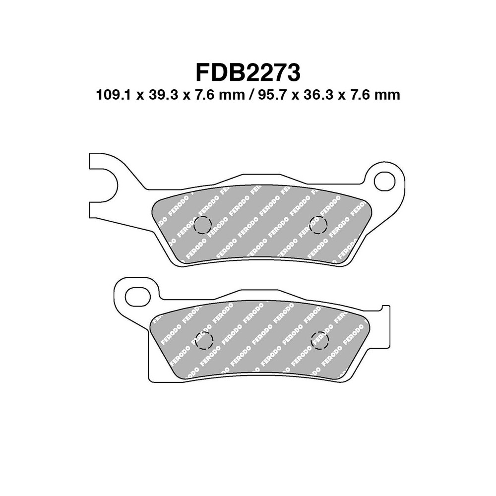 Pastiglie Ferodo FDB2273SG - FDB2273SG