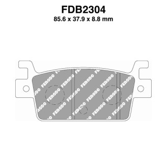 Ferodo Brake Pads FDB2304EF for KYMCO AK 550 17- Mescola Organica Moto Ferodo