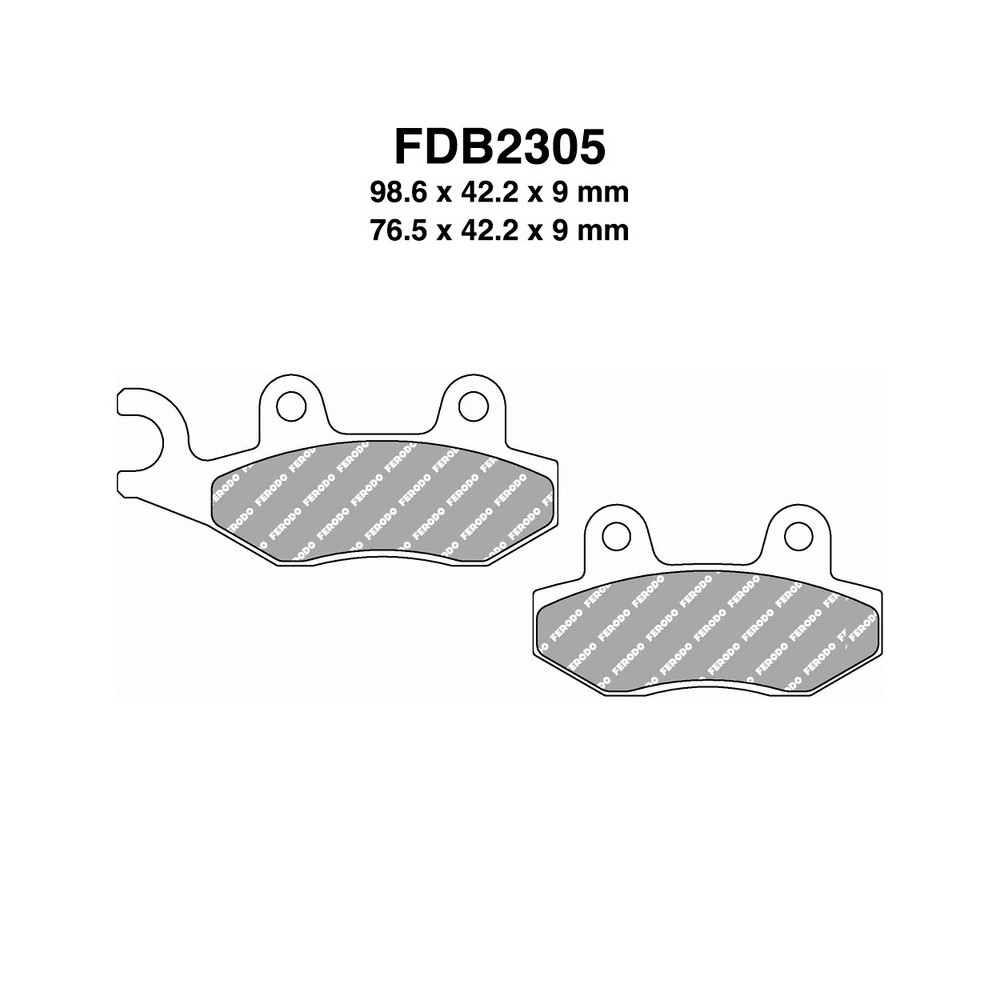 Pastiglie Ferodo FDB2305EF - FDB2305EF