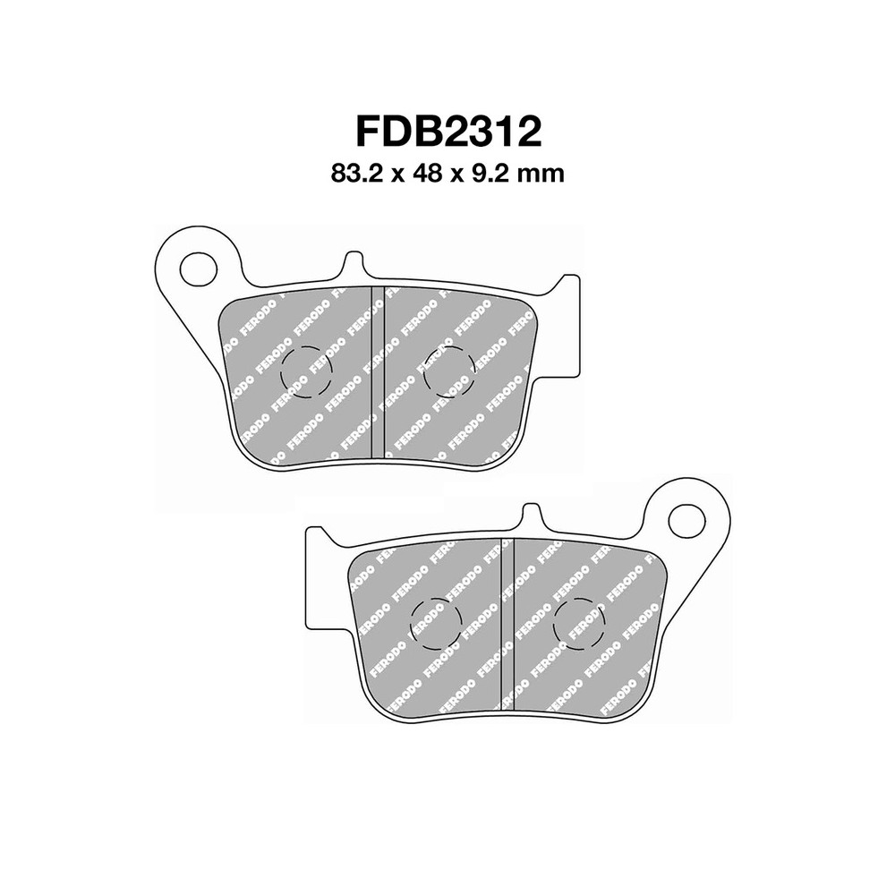 Pastiglie Ferodo FDB2312EF - FDB2312EF