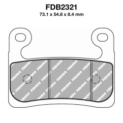 Pastiglie Ferodo FDB2321ST per BMW R 1250GS/RT 19- Mescola Sinter Moto Ferodo