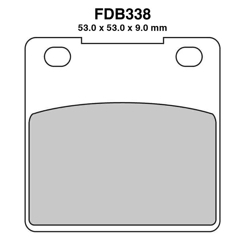 Ferodo Brake Pads FDB338P for KAWASAKI ZX-7R Ninja 750 89-03 and other model Mescola Organica Moto Ferodo