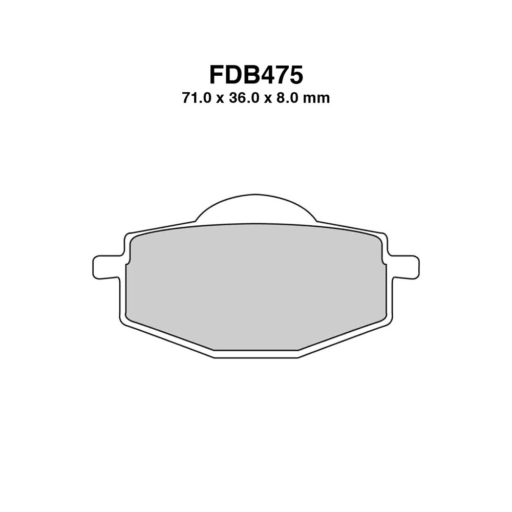 Pastiglie Ferodo FDB475AG - FDB475AG
