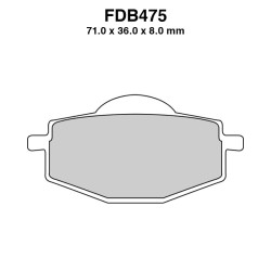 Pastiglie Ferodo FDB475AG - FDB475AG