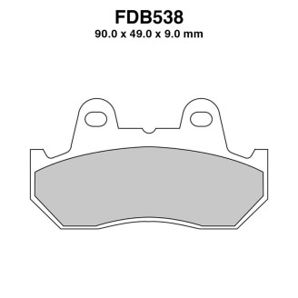 Pastiglie Ferodo FDB538P - FDB538P