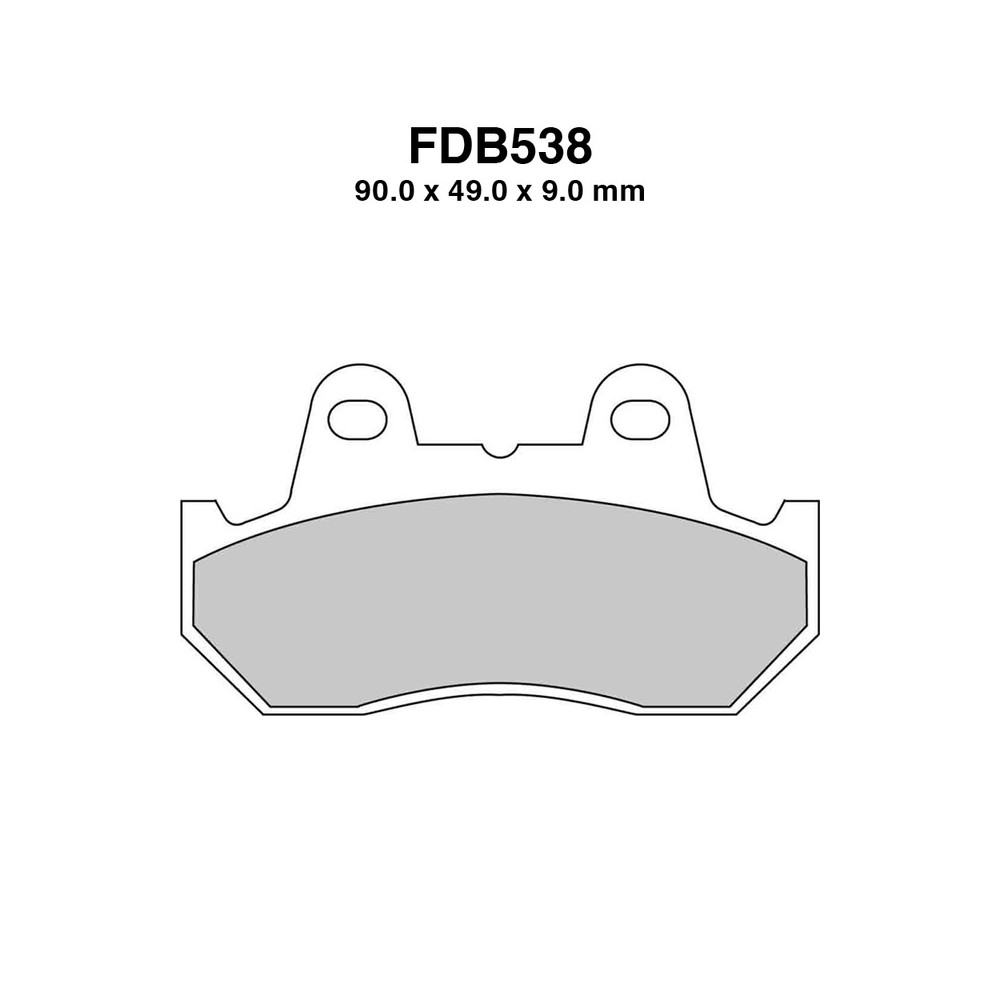 Pastiglie Ferodo FDB538P - FDB538P