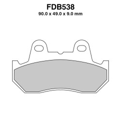 Pastiglie Ferodo FDB538P per HONDA VFR 700 F Interceptor 84-87 e altri modelli Mescola Organica Moto Ferodo