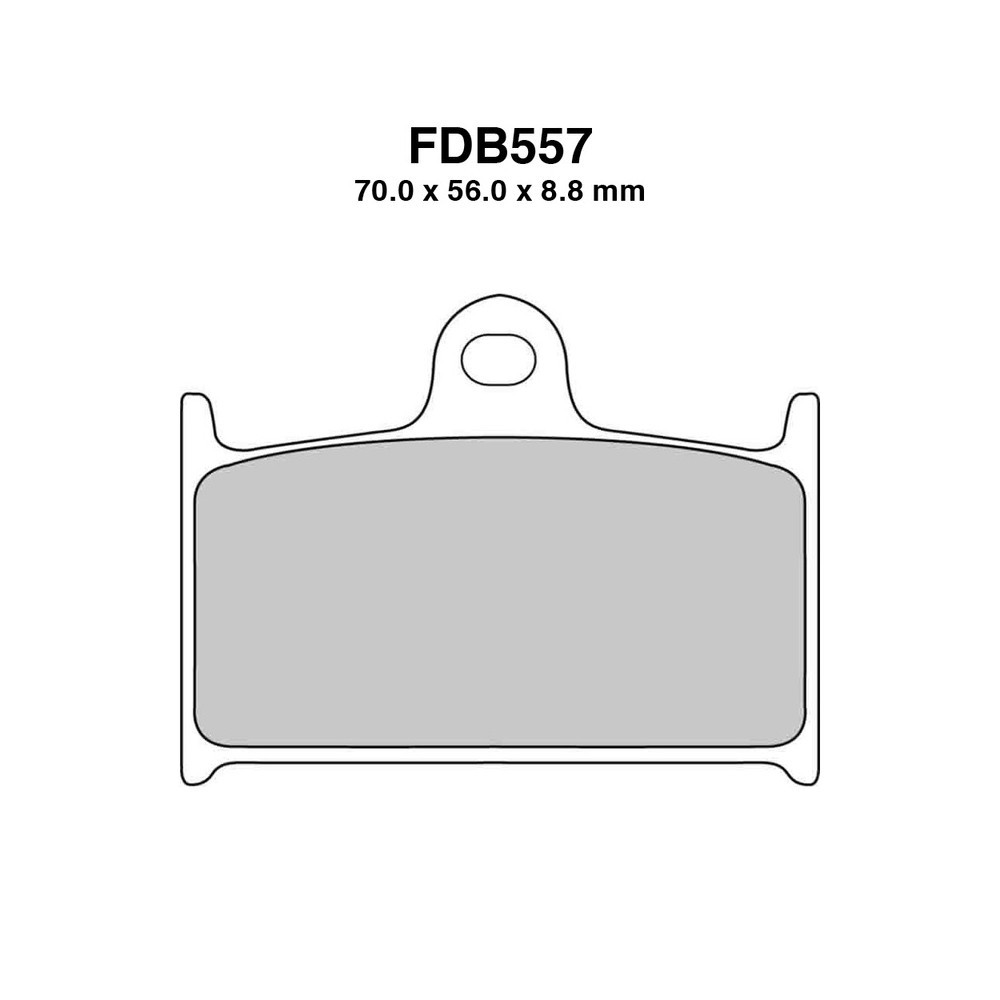 Pastiglie Ferodo FDB557EF - FDB557EF