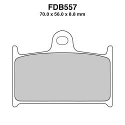 Pastiglie Ferodo FDB557EF per SUZUKI GSX-R 750 88-93 e altri modelli Mescola Organica Moto Ferodo