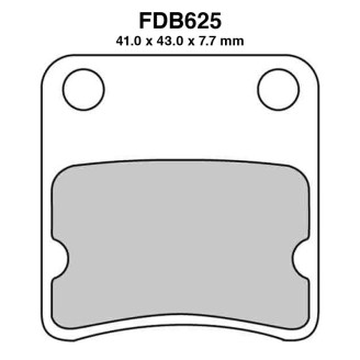 Ferodo Brake Pads FDB625EF for HONDA : XR Baja 50 94-94 ZX Dio 50 94-94 and other model Mescola Organica Moto Ferodo