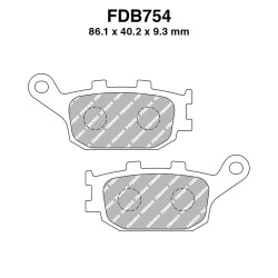 Pastiglie Ferodo FDB754EF per HONDA NSS Forza 250 00-04 Integra 700 12-13 e altri modelli