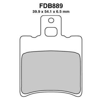 Pastiglie Ferodo FDB889EF - FDB889EF