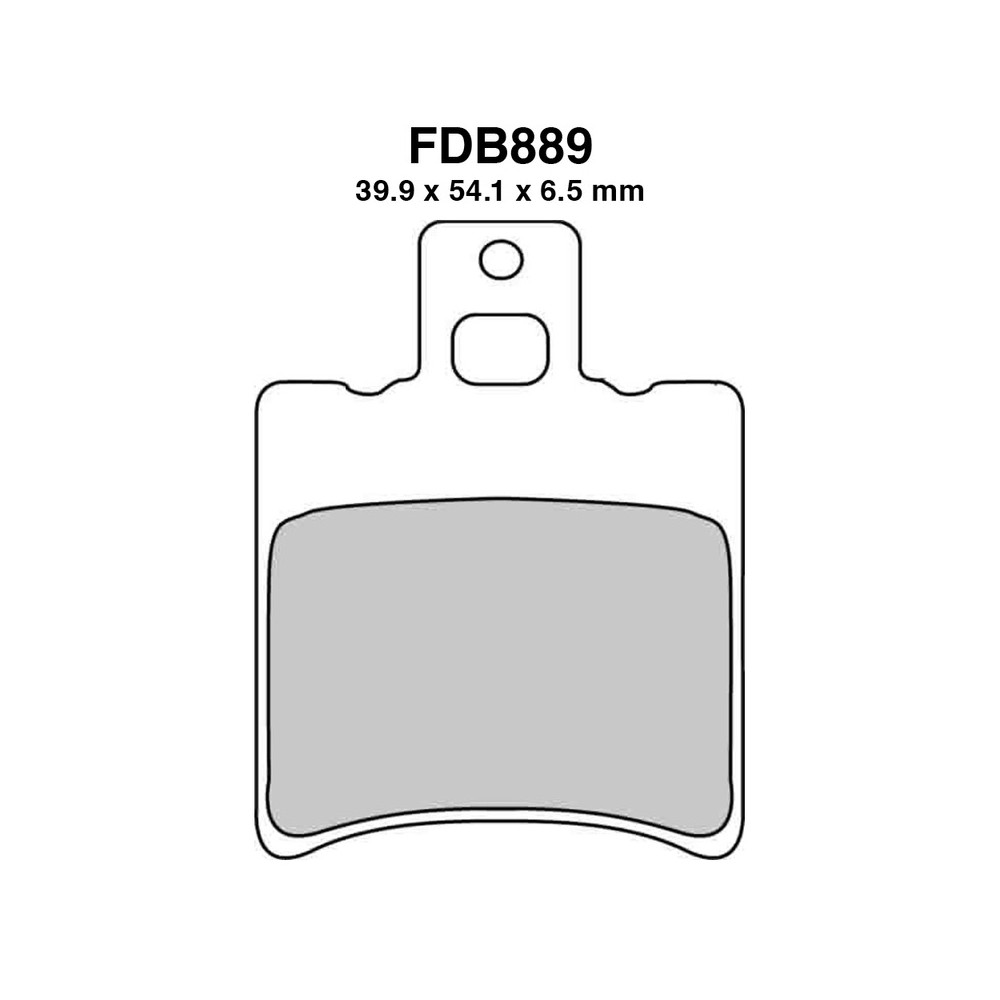 Pastiglie Ferodo FDB889EF - FDB889EF