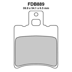 Pastiglie Ferodo FDB889EF - FDB889EF