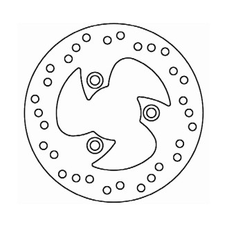 Brake Disc Malaguti-Gilera-Peugeot for APRILIA Scarabeo 50 98-05 and other model Scooter Discs Ferodo