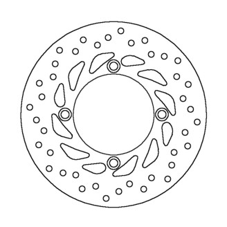 Brake Disc Honda Sh 09-12 125/150- SH300 I Rear 15-19 for BUELL Lightning 00 98-02 and other model Scooter Discs Ferodo