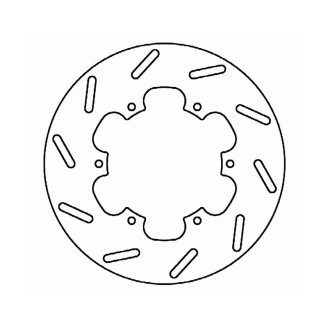 Brake Disc FMD0043R for GILERA Runner PureJet 50 ST 08-11 and other model Scooter Discs Ferodo