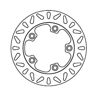 Brake Disc FMD0417R for SYM HD 125 03-06 and other model Scooter Discs Ferodo