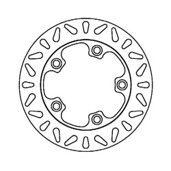 Brake Disc FMD0417R for SYM HD 125 03-06 and other model Scooter Discs Ferodo