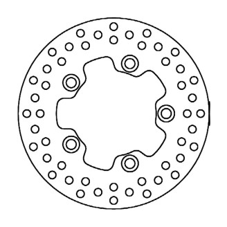 Brake Disc FMD0453R for KYMCO : 125 G-Dink 16 300 G-Dink 16 125 Like 916 200 Like 916 125 Like LX 12- 125 People One Dd 16 Scooter Discs Ferodo